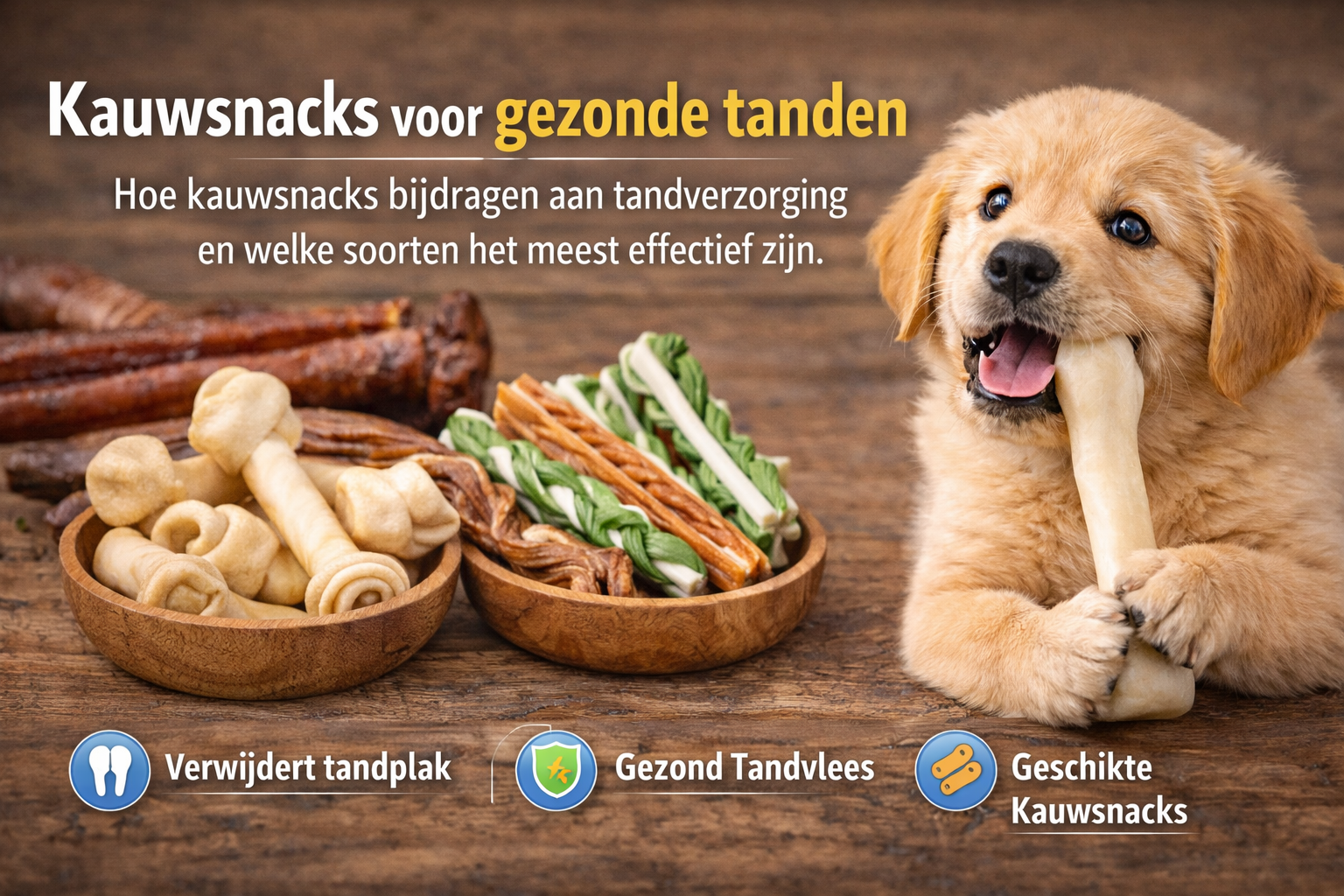 Beste kauwsnacks voor tandverzorging