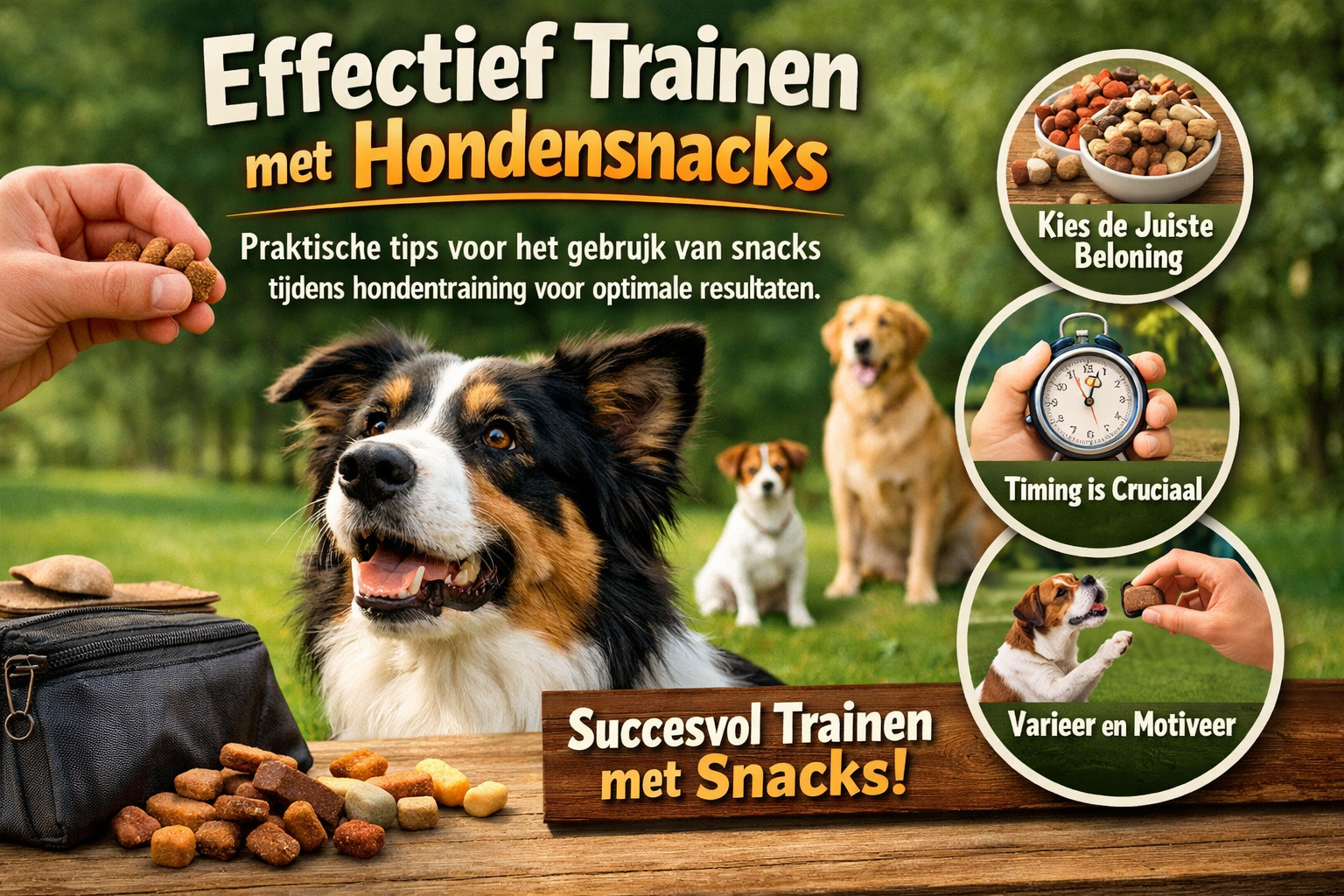 Training met snacks tips